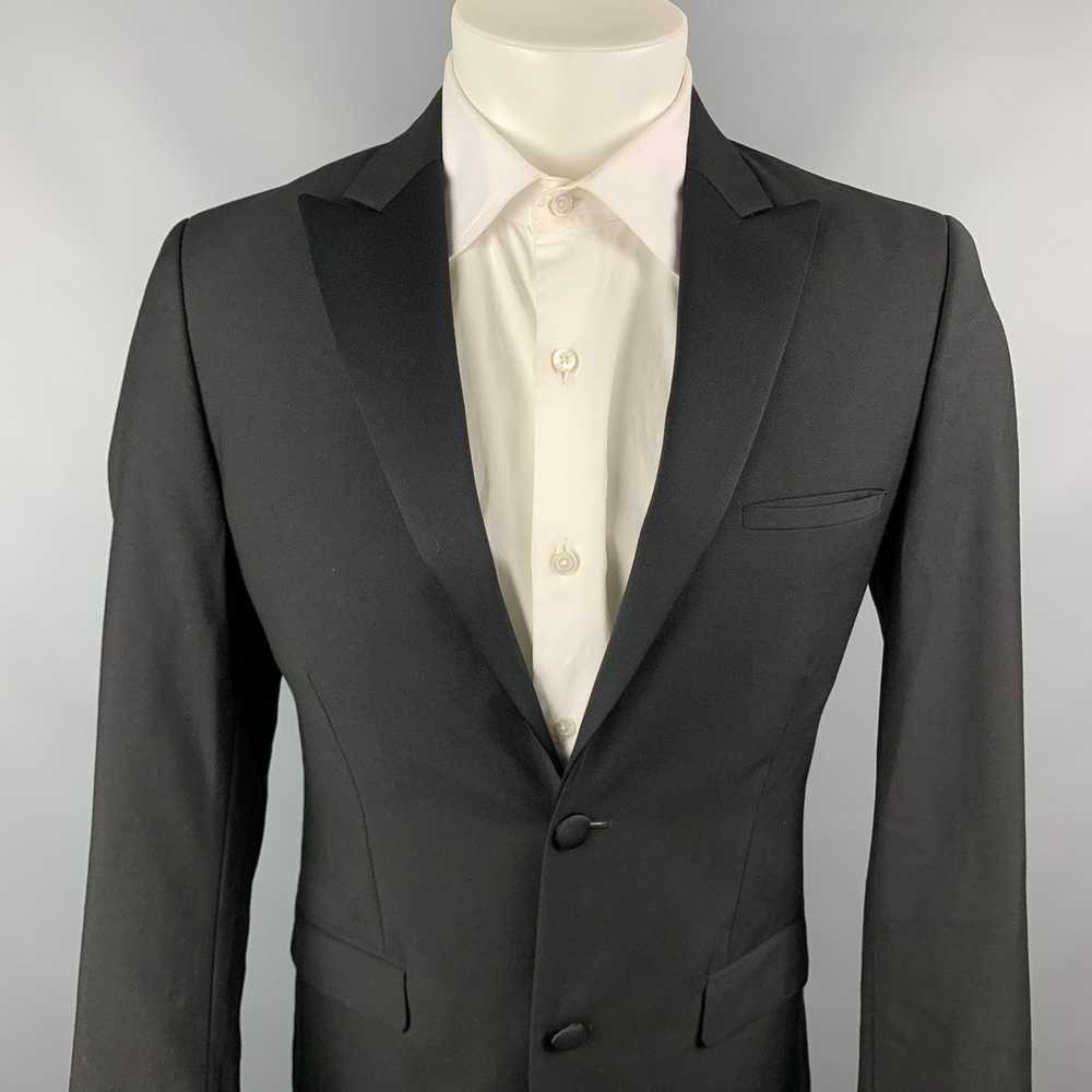 Calvin Klein Black Wool Peak Lapel Tuxedo Sport C… - image 2