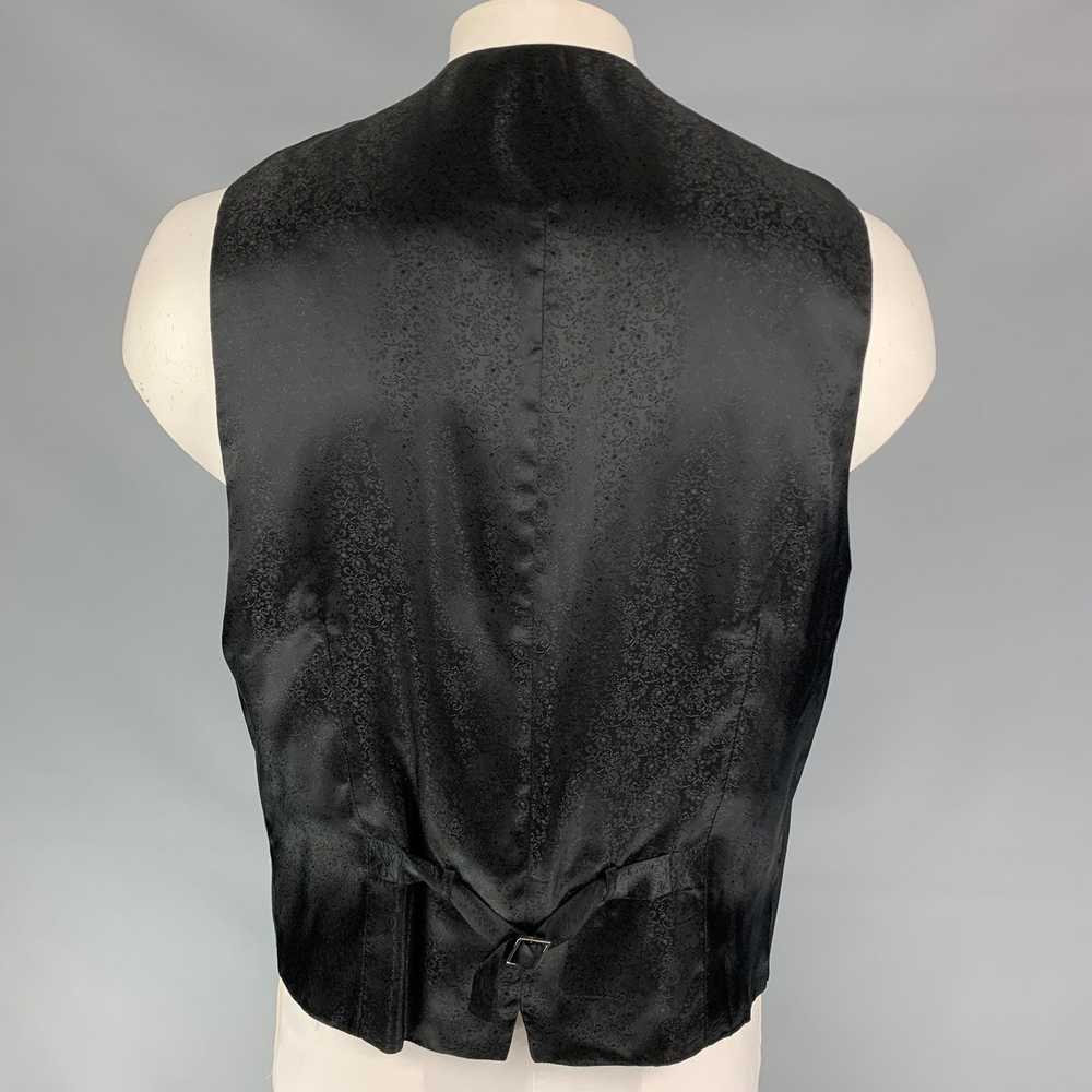 Dolce & Gabbana Black Wool Blend Buttoned Vest - image 3