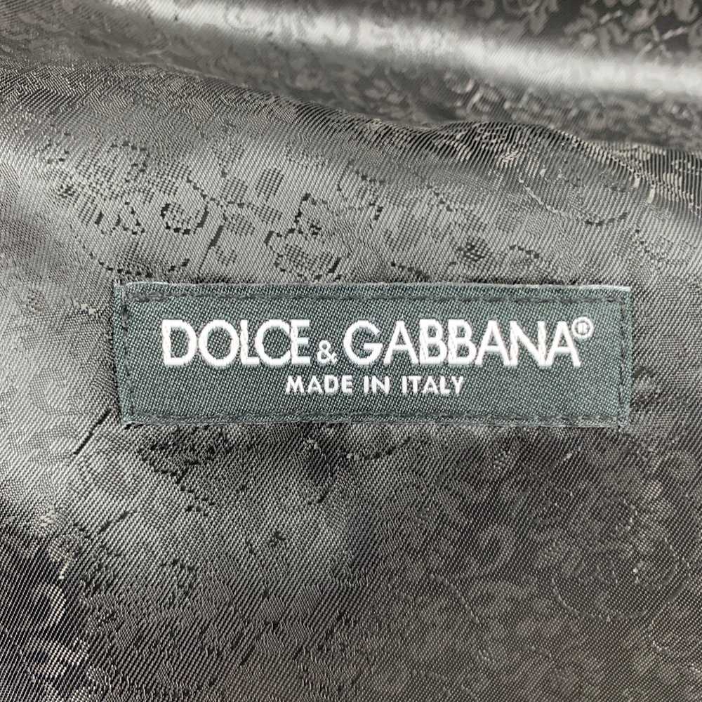 Dolce & Gabbana Black Wool Blend Buttoned Vest - image 5