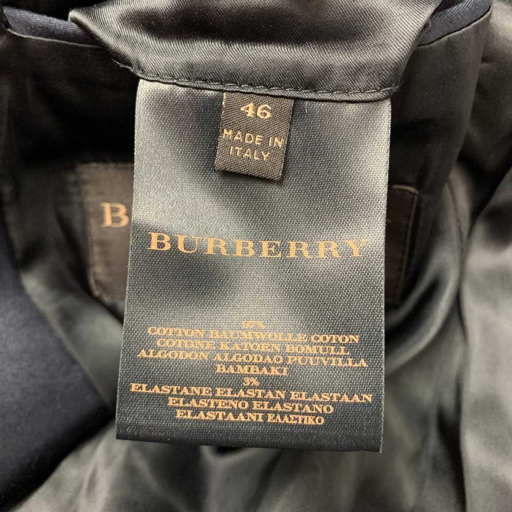 Burberry Tuxedo Navy Cotton Peak Lapel Sport Coat - image 6