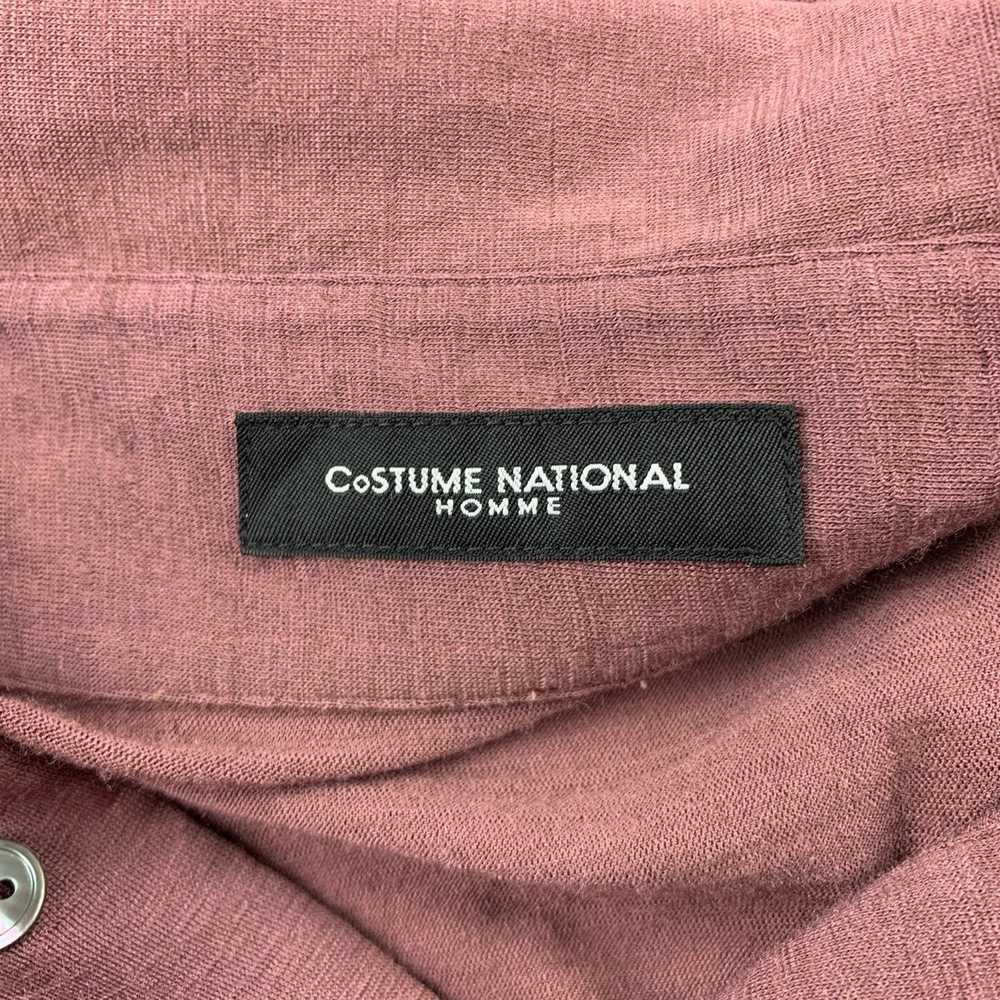 Costume National Mauve Wool Buttoned Long Sleeve … - image 4