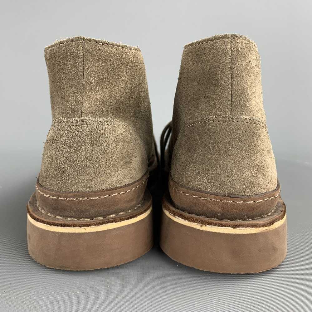 Clarks Taupe Suede Lace Up Chukka Boots - image 5