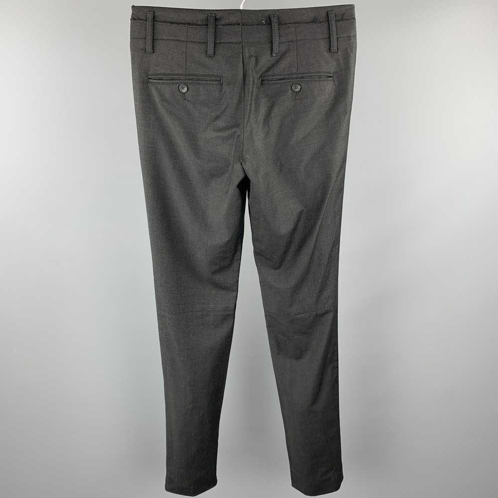 Emporio Armani Black Wool Blend Casual Pants - image 3