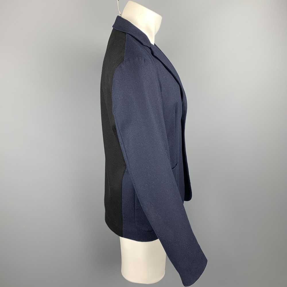 Jil Sander Navy Wool Notch Lapel Sport Coat - image 3