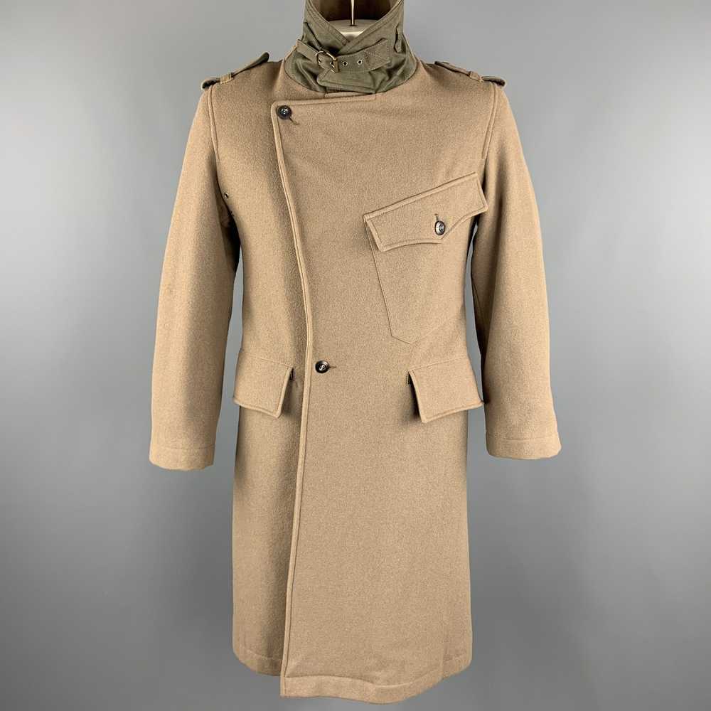 Andrew Mackenzie Taupe Wool Blend Double Breasted… - image 1