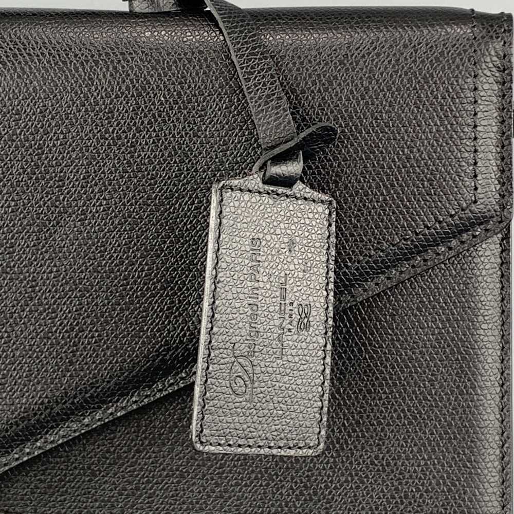 Lancel Black Textured Leather Envelope Briefcase - image 3