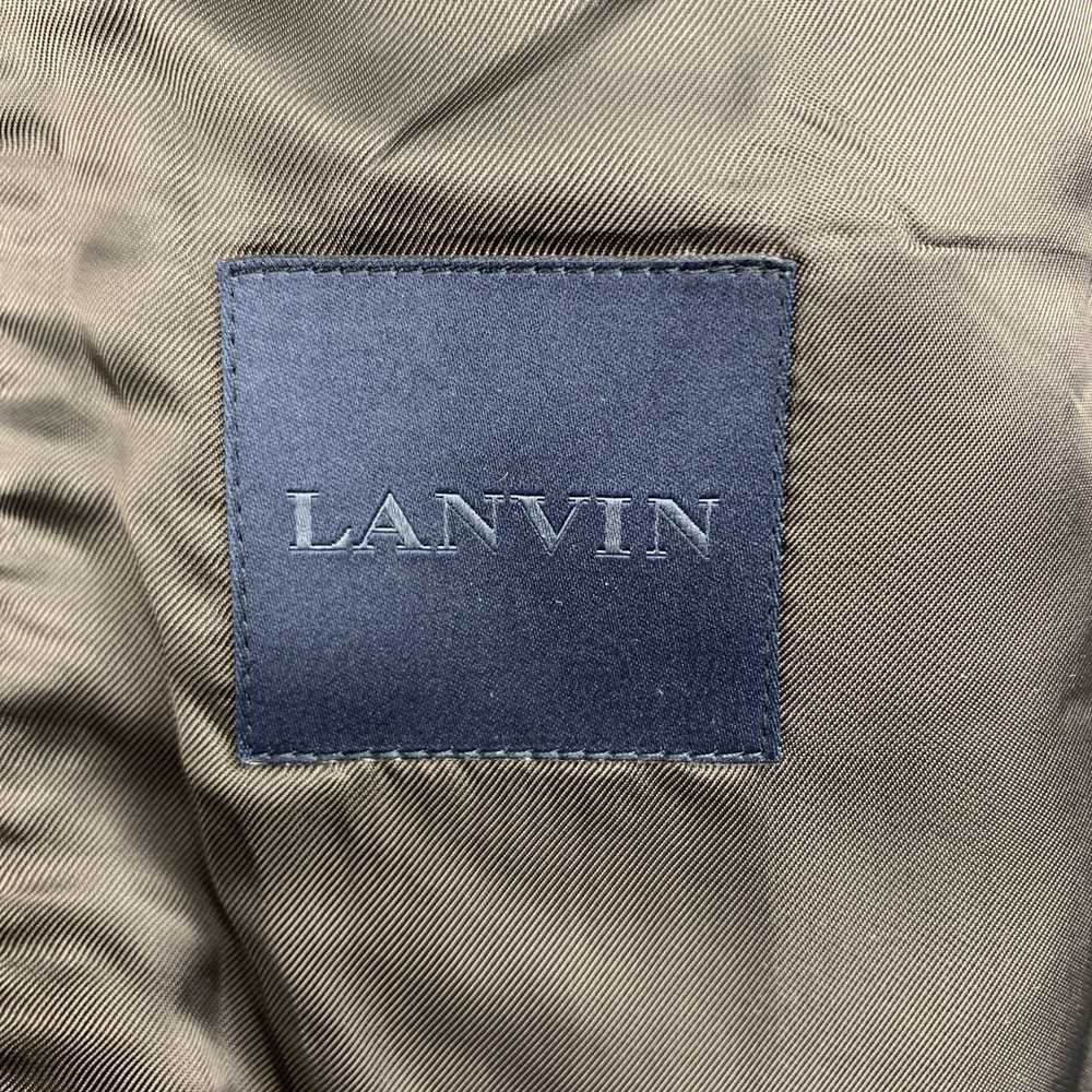 Lanvin Black & Blue Silk Shawl Collar Sport Coat - image 8