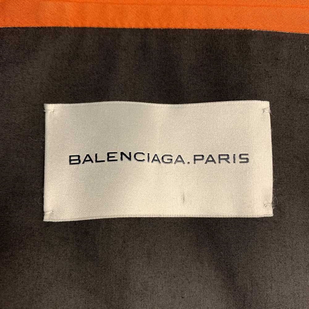 Balenciaga Khaki Mixed Materials Coated Double Br… - image 8