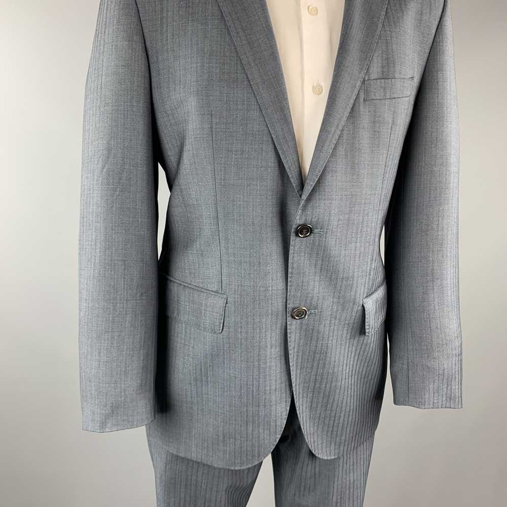 Hugo Boss Navy Lana Wool Notch Lapel 32 x 30 Suit - image 5