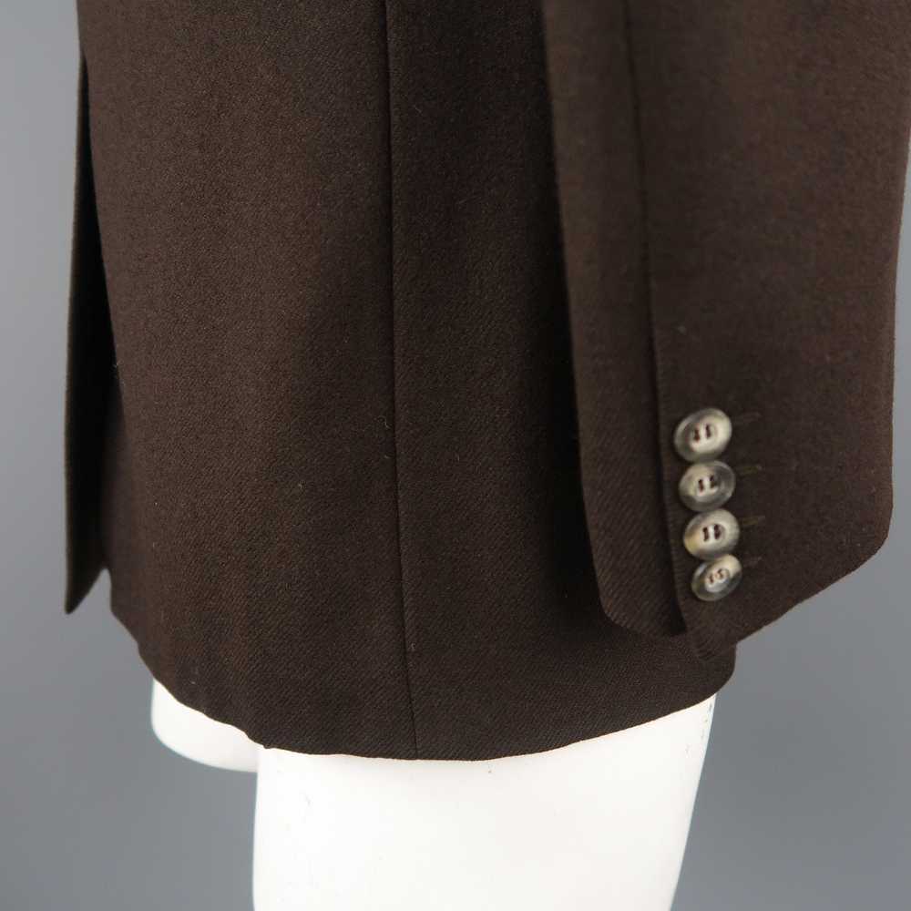Ermenegildo Zegna Regular Brown Wool Cashmere Spo… - image 6