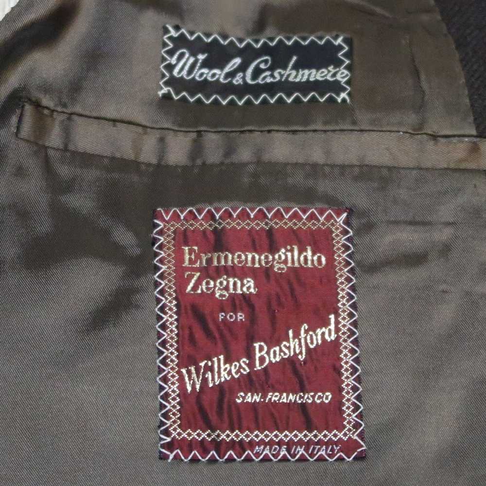 Ermenegildo Zegna Regular Brown Wool Cashmere Spo… - image 7