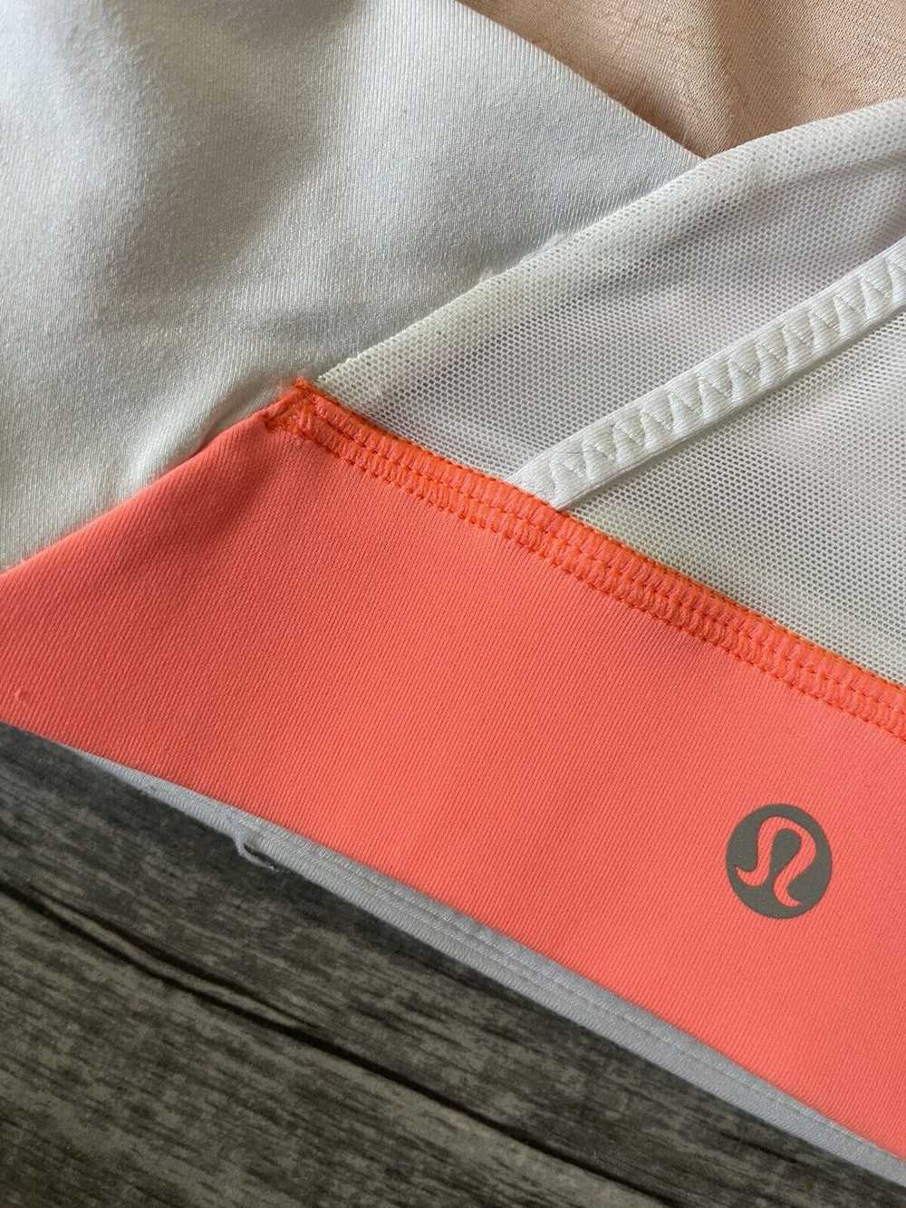 Lululemon Ready Set Sweat Bra Size 4 White Light … - image 2