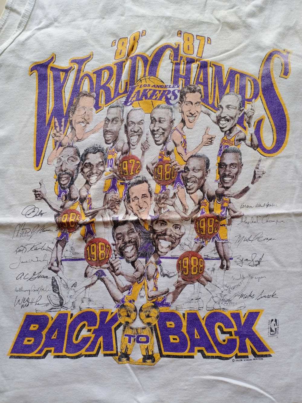 L.A. Lakers × NBA × Vintage Vintage 88 87 LA Lake… - image 5
