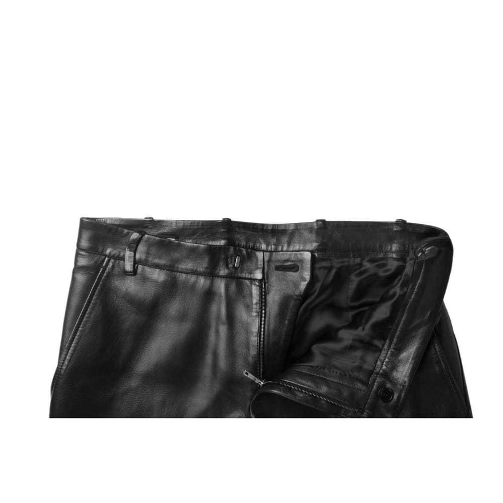 Gucci Leather trousers - image 2