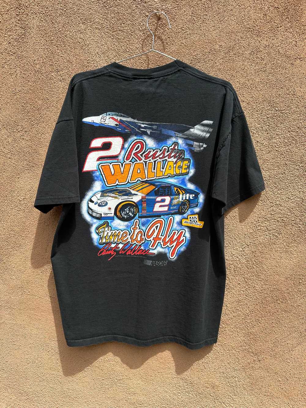 90's Rusty Wallace Time 2 Fly Tee - image 1