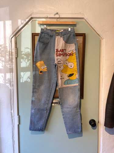 Bart Simpson Jeans, Size: 5/6, Waist: 24 - image 1