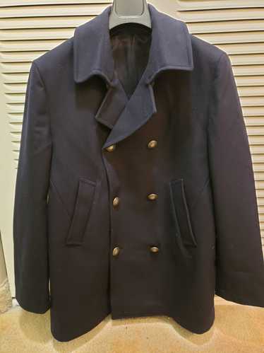 Eleventy Navy Peacoat Ralph Lauren Burberry Balma… - image 1