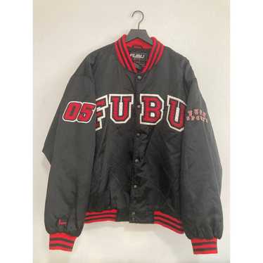 FUBU jacket, vintage hip hop denim jacket, shiny meta… - Gem