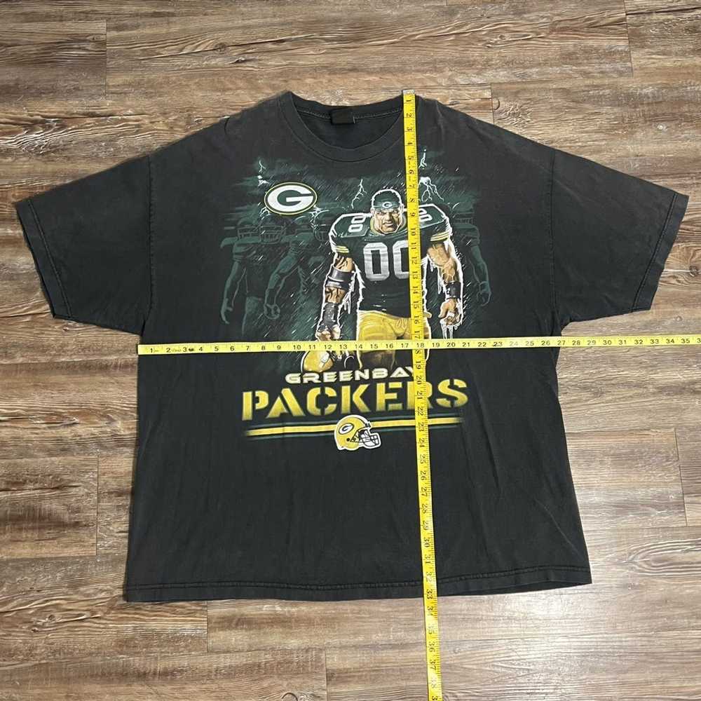 Vintage Mark Super Chmura Caricature T-shirt Green Bay Packers 