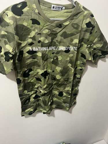 Bape × Undefeated Bape X Undefeated Camo short sle