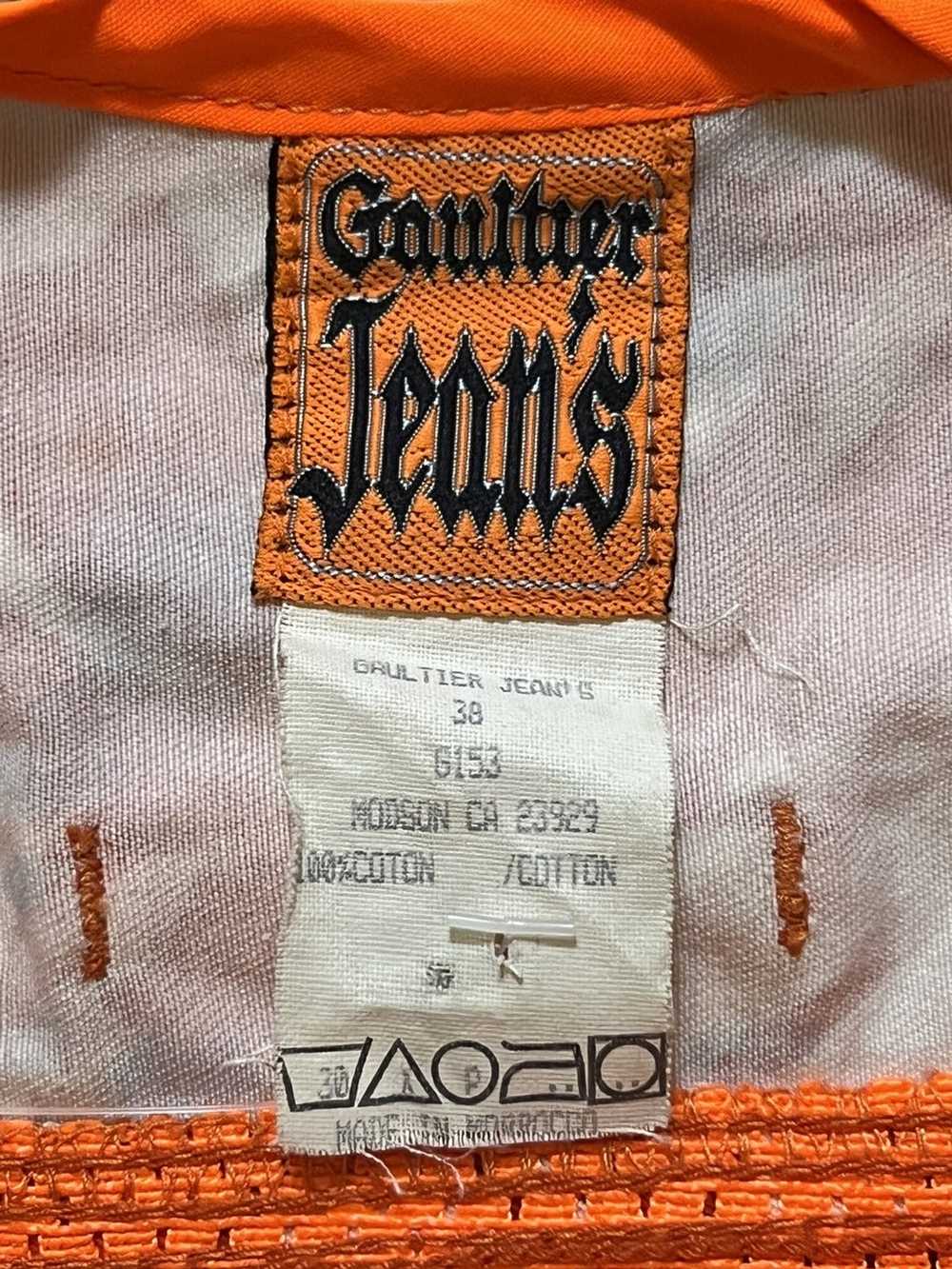 Vtg Jean Paul Gaultier Jean's Striped Corset Top L