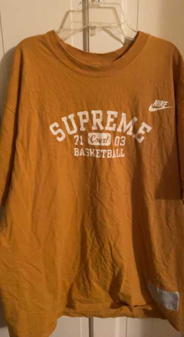 Nike Supreme Basketball Court Jersey Shirt Reversible Size Small Black /  Red
