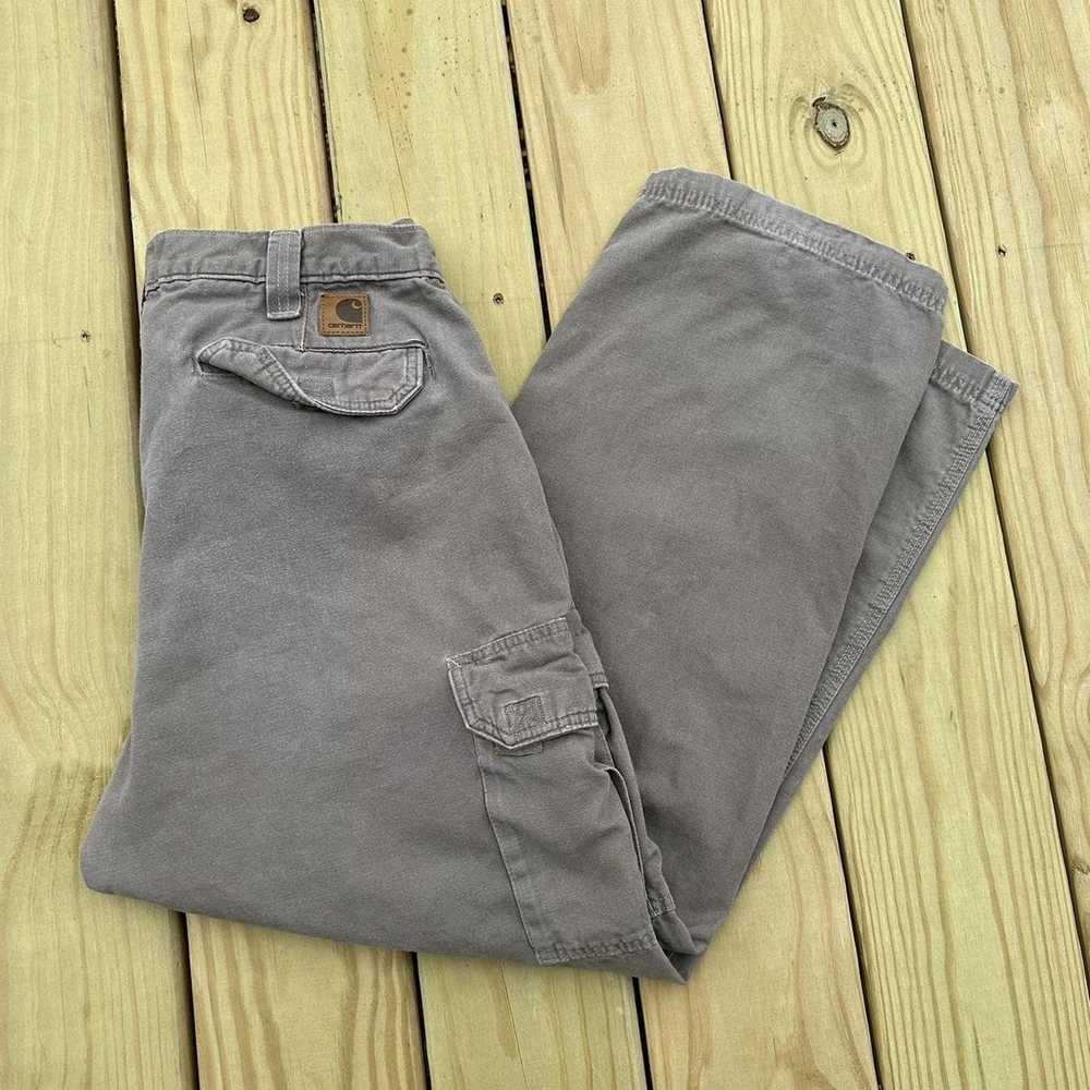 Carhartt carhartt grey work pants - image 1