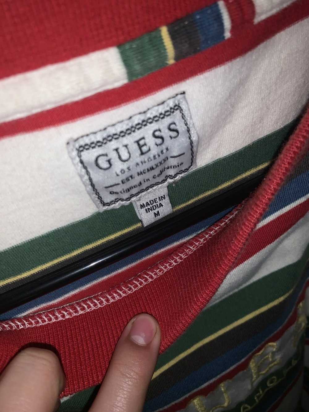 Guess × Vintage Guess striped vintage tee - image 2