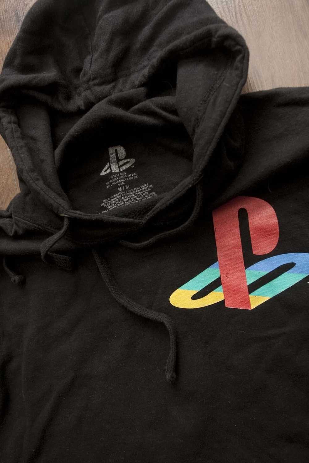 Hype × Playstation * Playstation Hoodie Logo Size… - image 1