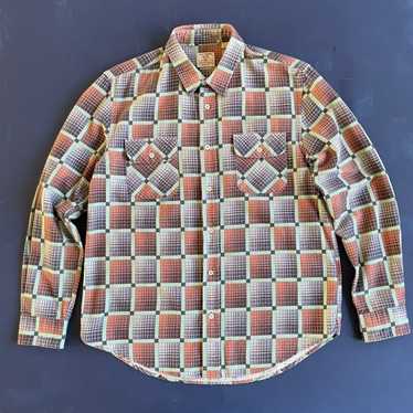 Levi's Vintage Clothing LVC Flannel Button Up Shi… - image 1