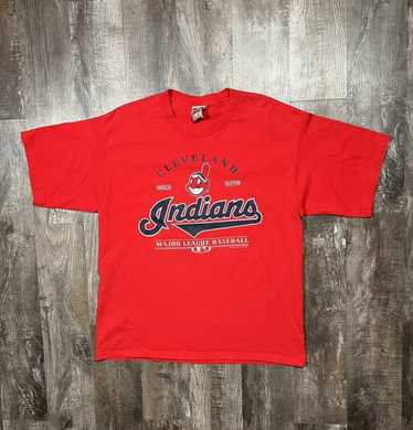 Vintage Cleveland Indians Shirt Adult XL Omar Vizquel Jersey Shirt Red Lee  Sport