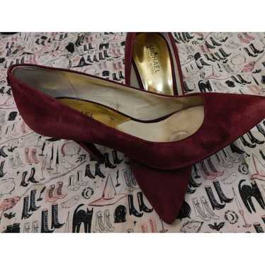 Michael kors store burgundy heels