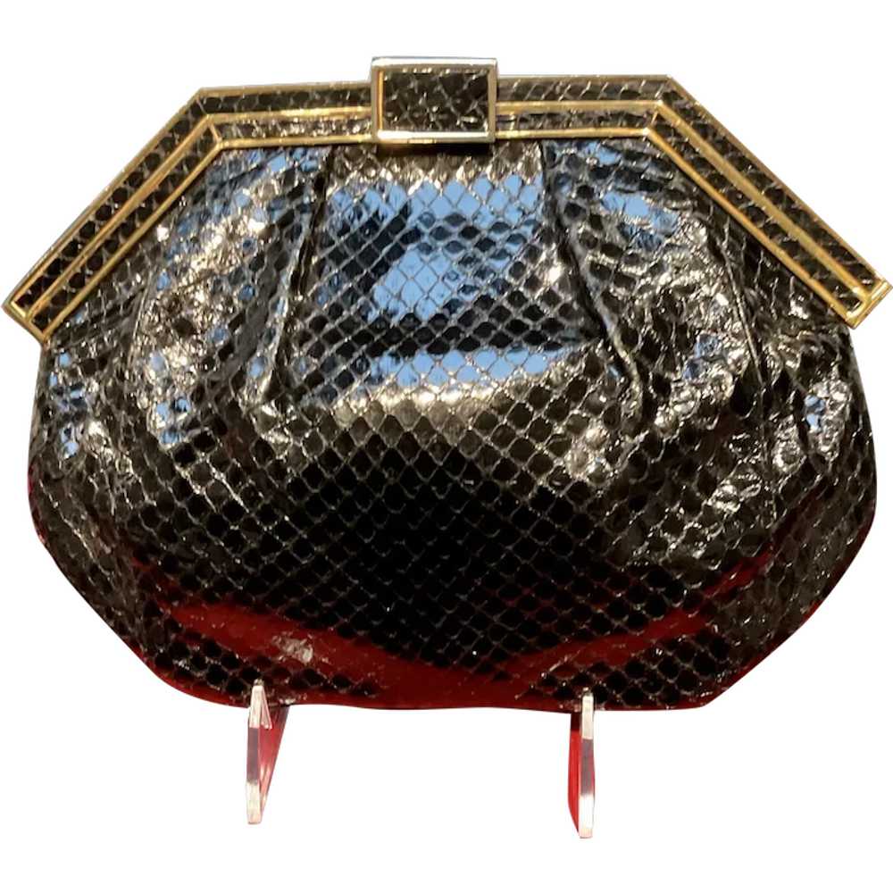 Vintage Colombetti  Python Snakeskin Handbag - image 1