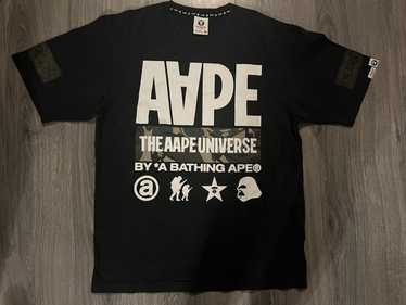 A Bathing Ape BAPE AAPE Zip Up camo Hoodie Sweatshirt black APUNVS