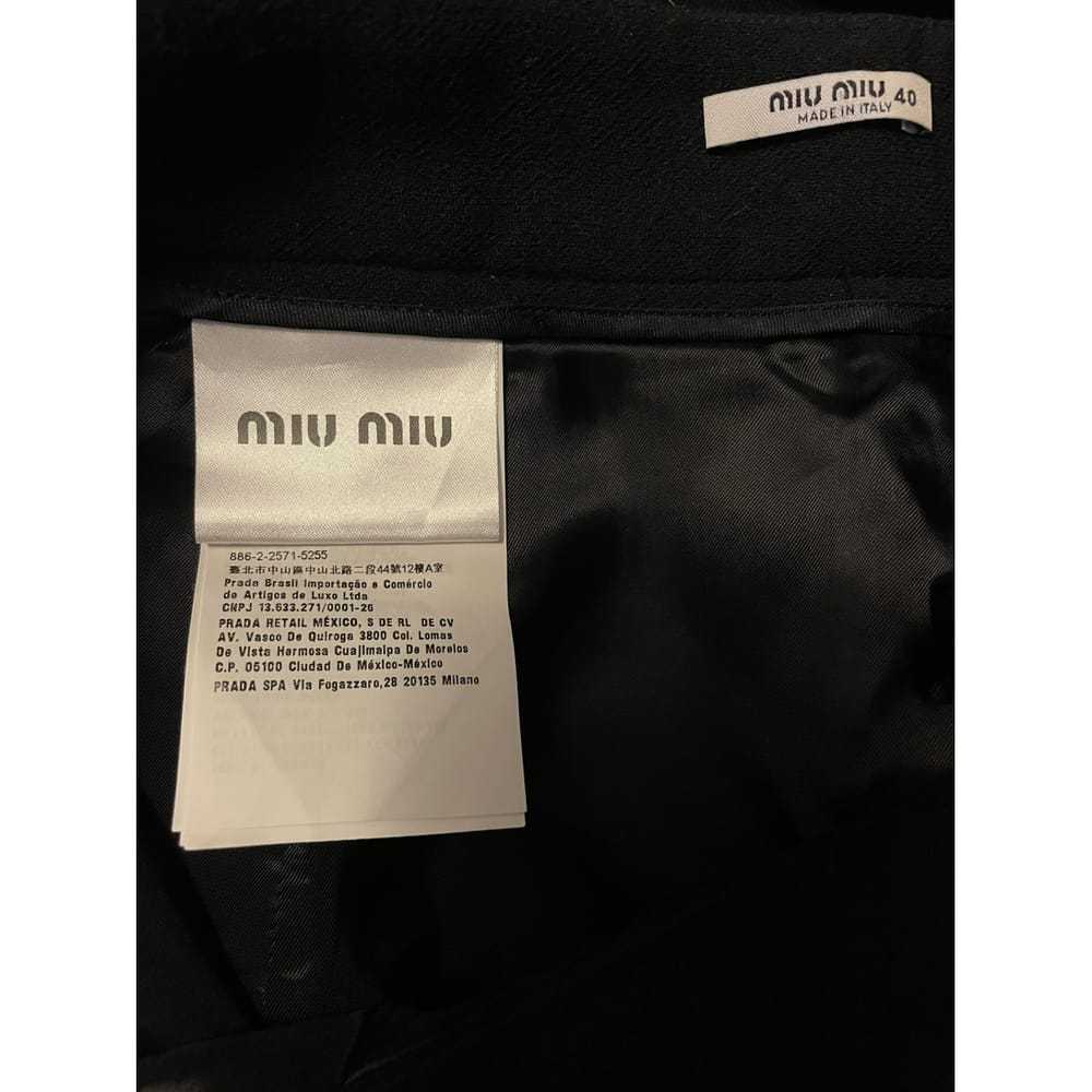 Miu Miu Wool mini skirt - image 7