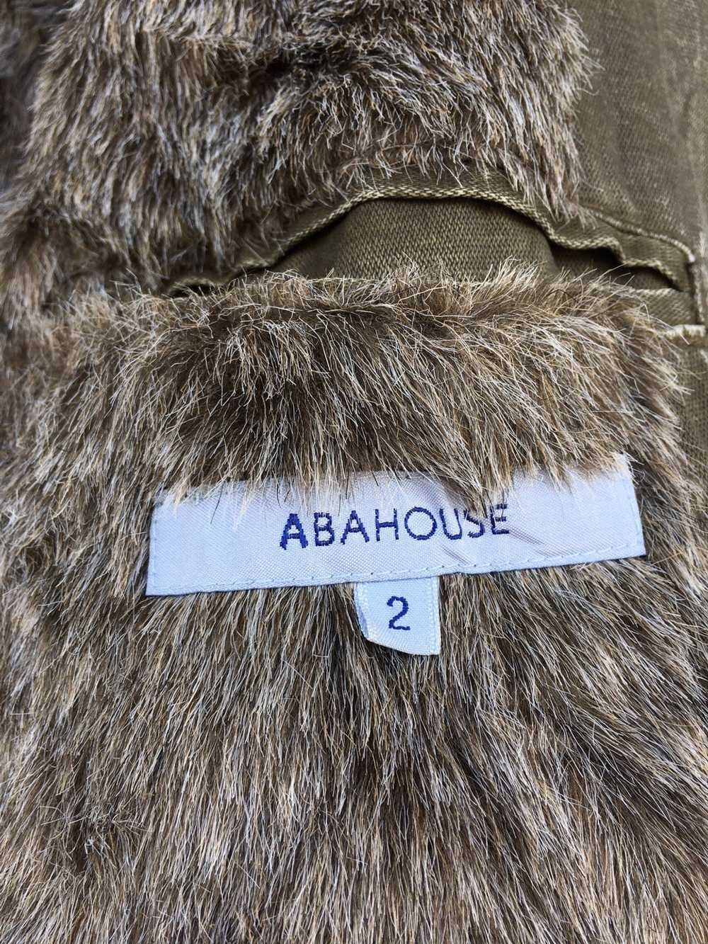 Abahouse abahouse distressed sherpa/fur jacket - image 3
