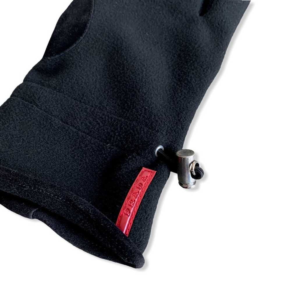 Prada Prada Sport Suede Technical Gloves - image 4