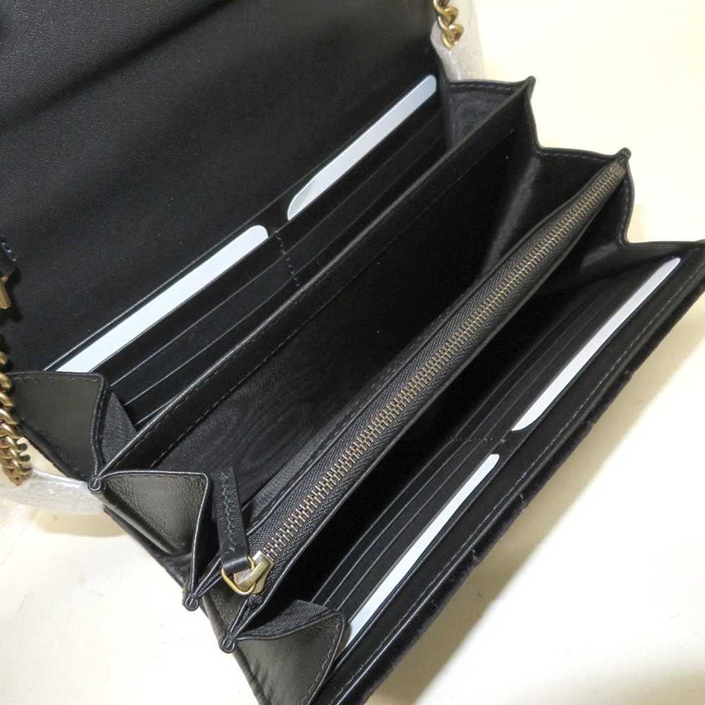 Gucci Gucci Marmont Velor Leather Black GG Mini B… - image 5