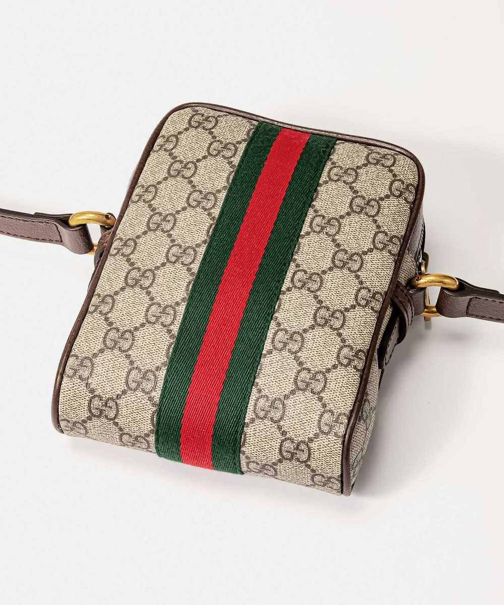 Gucci Gucci Ophidia Supreme Diagonal Leather Mini… - image 4