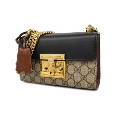 Gucci GUCCI Pouch Ladies Ophidia GG Supreme Brown Beige 548393