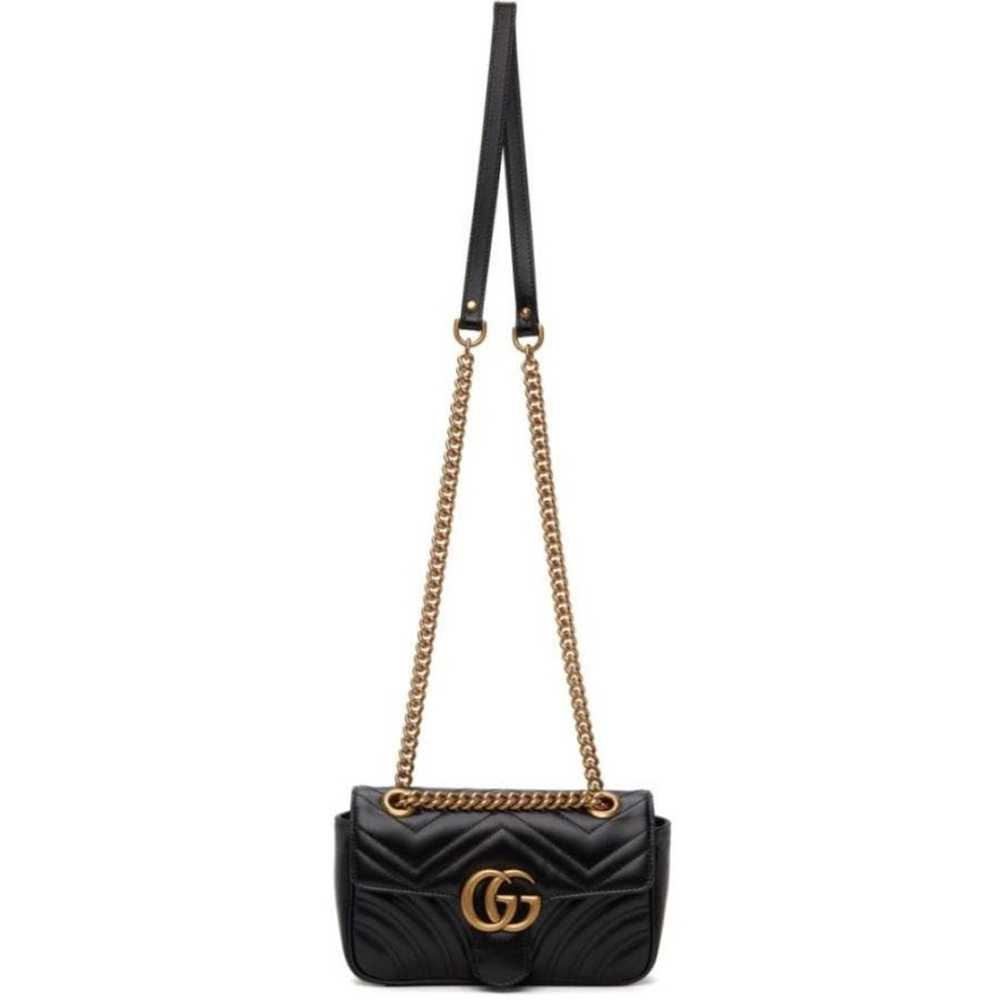 Gucci Gucci Marmont Black Mini GG Shoulder Bag - image 4