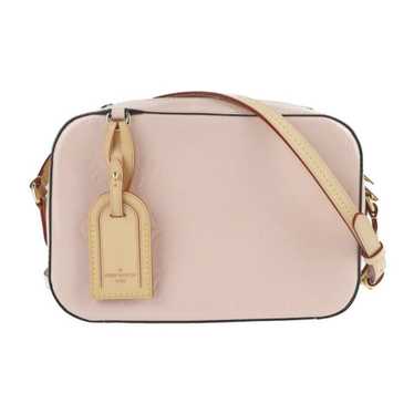 Louis Vuitton Santa Monica Damier Ebene Pink Leather Bag N40179 Preown –  Debsluxurycloset