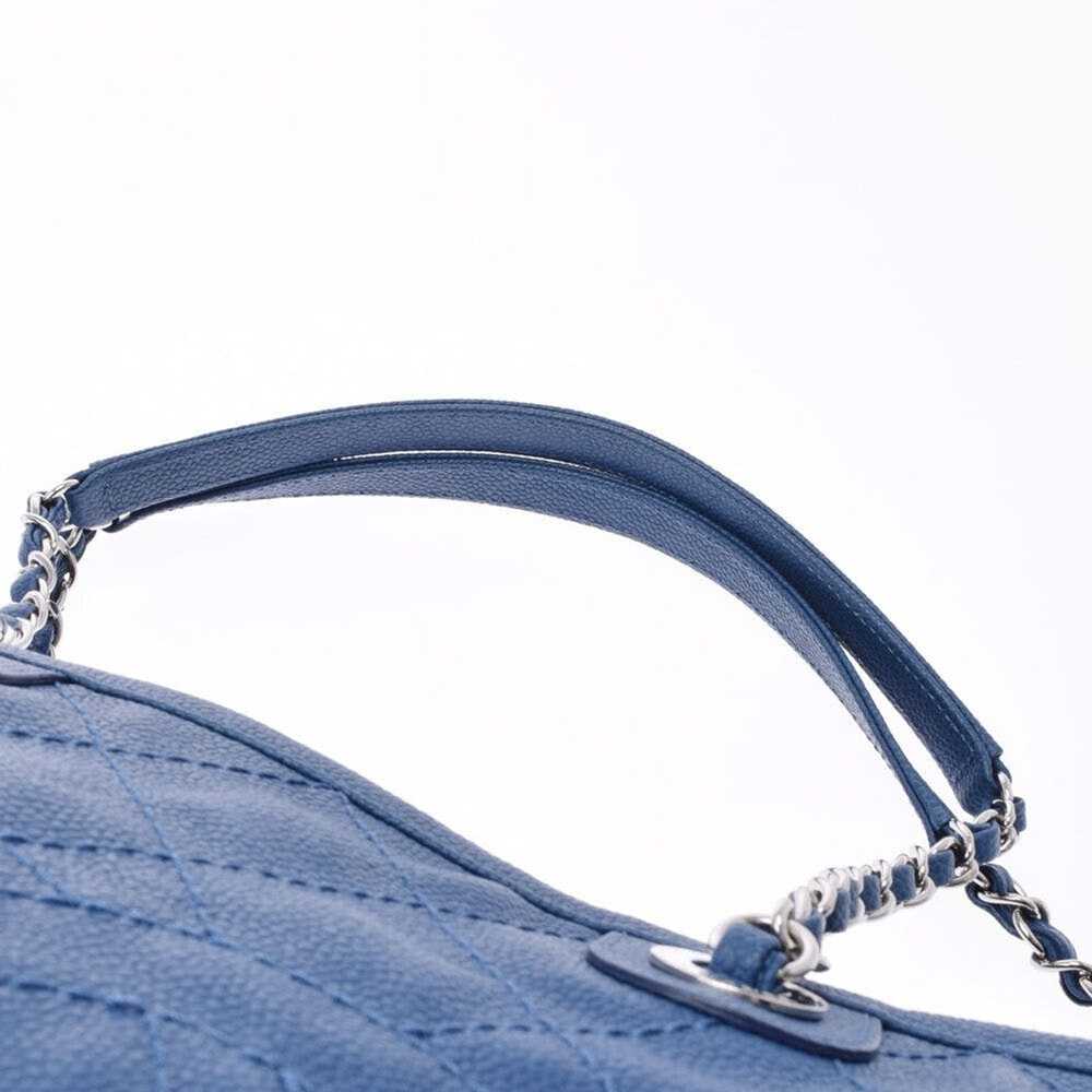 Chanel Chanel Matelasse Chain Tote Blue Silver Ha… - image 4