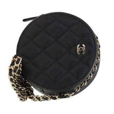 Chanel Chanel Matelasse Round Chain Pouch Shoulde… - image 1