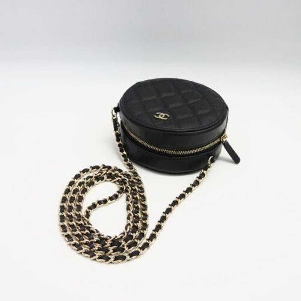 Chanel Chanel Matelasse Round Chain Pouch Shoulde… - image 3