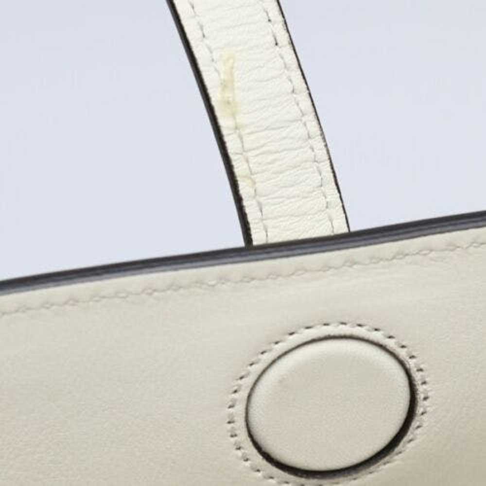 Gucci Gucci Tote Bag White Calf Handbag - image 10