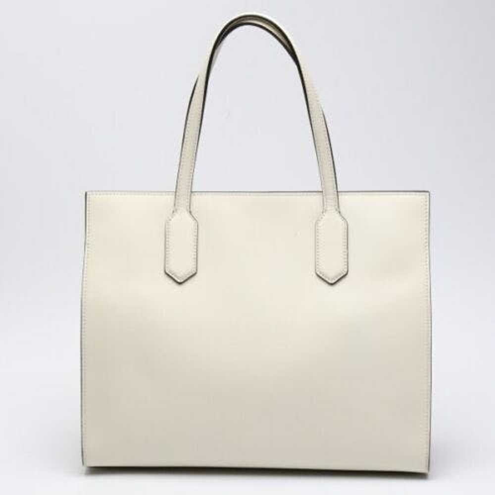 Gucci Gucci Tote Bag White Calf Handbag - image 2