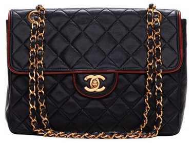 Vintage CHANEL CC Logo Turnlock MICRO Mini Brown Quilted 