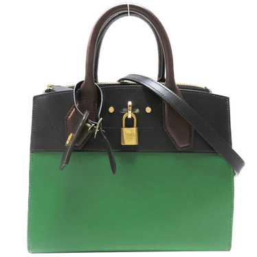 Balenciaga City Green 115748 Shoulder Bags Leather Handbag 14.96x9.45x4.72in