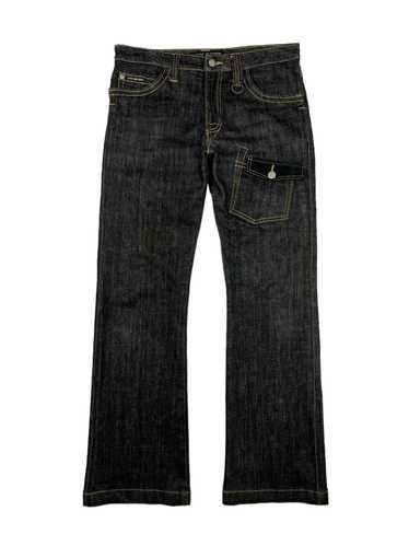 body butter bondage design denim jeans